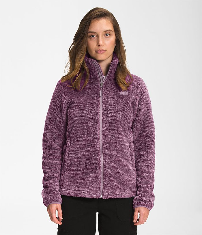 The North Face Womens Softshell Jacket Printed Multi-Color Osito 831ZRXDCE - Purple